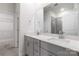 Bathroom featuring double sinks and quartz countertops at 422 Nixon Rd, Belmont, NC 28012
