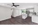 Modern kitchen with white cabinets, stainless steel appliances, and stylish center island at 506 Locust St, Rock Hill, SC 29730