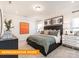 Stylishly furnished bedroom featuring a large bed, modern art, and elegant decor at 530 Hullview Vis, Monroe, NC 28110