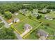Expansive property featuring a well-maintained yard and highlighted boundary lines surrounded by mature trees at 5668 Stanfield Ridge Dr, Stanfield, NC 28163