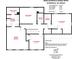 Detailed floor plan of the second floor of the home at 5668 Stanfield Ridge Drive at 5668 Stanfield Ridge Dr, Stanfield, NC 28163