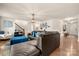 Comfortable living room with plush seating, hardwood floors, and a cozy atmosphere at 6510 Nathan Dr # 78, Charlotte, NC 28269