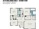 Second floor layout featuring 3 bedrooms, 2 bathrooms, walk-in closets, and an office at 8418 Knollwood Cir, Charlotte, NC 28213