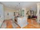 Spacious kitchen with a large island, stainless steel appliances, and ample cabinet space at 9210 Ginhouse Ln, Charlotte, NC 28277