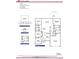 Detailed first-floor floorplan showcasing the layout, dimensions, and room connections of the house at 1110 Gardenia Dr # 6, Mt Ulla, NC 28125