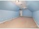 Bonus room with carpeted floor, light blue walls, and several power outlets at 122 Ardmore Pl, Mooresville, NC 28117