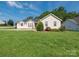 Charming one-story home with a well-manicured lawn and inviting curb appeal on a sunny day at 1271 Applewood Ln, York, SC 29745