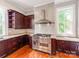 Gourmet kitchen featuring stainless steel appliances and custom cabinetry at 128 W End St, Chester, SC 29706