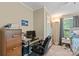 Bedroom area with desk and chair to make it a good spot for remote work at 1425 3Rd Street Ne Pl, Hickory, NC 28601