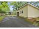 View of detached garage and fenced backyard of this charming home at 1425 3Rd Street Ne Pl, Hickory, NC 28601