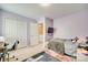 Comfortable bedroom with closet, carpet, and lavender color scheme at 1583 Cold Creek Pl, Huntersville, NC 28078