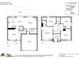 Detailed floor plan displays layout including kitchen, bedrooms, living spaces, and dimensions for layout visualization at 1583 Cold Creek Pl, Huntersville, NC 28078