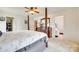 Bright main bedroom leading to ensuite bathroom and walk-in closet at 1583 Cold Creek Pl, Huntersville, NC 28078