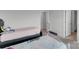This bedroom has carpeted floors and an closet for storing all of your clothes and personal items at 16404 Wavenly House Dr, Charlotte, NC 28273
