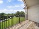 Spacious balcony offers beautiful green views of the yard at 18817 Nautical Dr # 302, Cornelius, NC 28031