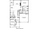 Detailed first floor plan showcasing a spacious kitchen, Gathering room, bedrooms and 2-car garage at 264 Miramar Dr, York, SC 29745