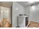 Bright laundry room with modern machines, and light walls for a clean feel at 284 Cedar Grove Rd, Clover, SC 29710