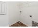 Laundry room featuring vinyl flooring and hookups at 3107 Riker St, Clover, SC 29710