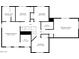 Upper level floor plan featuring bedrooms, bathrooms, and a bonus room at 3429 Lazy Day Ln, Charlotte, NC 28269