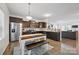 Well-equipped kitchen with stainless steel appliances and adjacent dining space at 3951 Tersk Dr, Midland, NC 28107