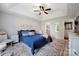 Relaxing main bedroom offers a trey ceiling and ample natural light at 4797 Chesney Nw St, Concord, NC 28027