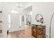 Inviting home foyer with decorative front door and natural light at 502 Roxanne Nw Ct, Concord, NC 28027