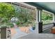 Covered porch featuring neutral painted columns, grey brick, and outdoor decor and landscaping at 506 Clement Ave, Charlotte, NC 28204