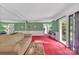 Bright living room with half wall trim, providing a warm and inviting atmosphere at 514 Wood St, Troy, NC 27371