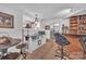 Functional wet bar with ample storage, modern appliances, and a bar-height table, ideal for casual dining and entertaining at 514 Wood St, Troy, NC 27371