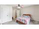Bedroom with neutral walls and a view into the hallway at 515 Myrtle Ave, Chester, SC 29706