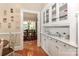 Dining area with built in hutch, bright light, and seating for six at 536 Carroll St, Statesville, NC 28625