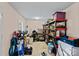 Utility room with shelving and storage at 6946 Woodstock Dr, Charlotte, NC 28210