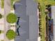 An aerial view showcases the townhome's roof and manicured landscaping at 705 Congressional Ln, Fort Mill, SC 29708