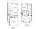 Detailed floor plan showcasing the layout of the first and second floors, including room dimensions and features at 705 Congressional Ln, Fort Mill, SC 29708