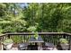 Relaxing deck with seating, surrounded by lush greenery at 7121 Bidford Ct, Indian Land, SC 29707