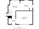 Detailed floor plan of the second level, illustrating the layout of kitchen, living room, dining area, and foyer at 7320 Ritter Dr, Charlotte, NC 28270
