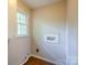 Laundry room with a window and a hookup box at 7320 Ritter Dr, Charlotte, NC 28270