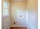 Laundry room with a window and hookups for a washer and dryer at 7320 Ritter Dr, Charlotte, NC 28270