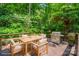 A serene outdoor deck includes an outdoor dining set and a stainless steel grill at 7320 Ritter Dr, Charlotte, NC 28270