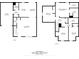 Floor plans for both the first and second floors of the home at 8226 Gabon Ct, Charlotte, NC 28215