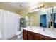 Bathroom with double vanity, and tub/shower combo at 12328 Jessica Pl, Charlotte, NC 28269