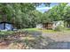 A spacious backyard featuring a screened-in porch and storage shed, creating a private and functional outdoor space at 1310 Glasscock Rd, Rock Hill, SC 29730