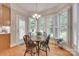 Charming breakfast nook with lots of windows that provide plenty of natural light at 16527 Woolwine Rd, Charlotte, NC 28278