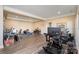 Open basement with a large room and views to a side yard at 17719 Springwinds Dr, Cornelius, NC 28031