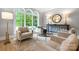 Open living area with comfortable seating, stylish decor, and plenty of natural light at 3324 Greenhurst Dr, Matthews, NC 28104