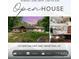 Charming home with lush greenery, stone accents, and an open house invitation at 524 Heritage Vw, Indian Trail, NC 28079