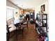 Bright eat-in kitchen with a wine rack at 6902 Vernon Wood Ln, Charlotte, NC 28262