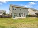 Large backyard with patio, ideal for outdoor gatherings and recreational activities at 7263 Waterwheel Sw St, Concord, NC 28025