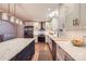 Spacious kitchen featuring a center island, stainless appliances and open layout at 7810 Leisure Ln, Huntersville, NC 28078