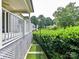 Well-manicured backyard with lush greenery, providing privacy and a serene setting at 8026 Greenview Terrace Ct, Charlotte, NC 28277